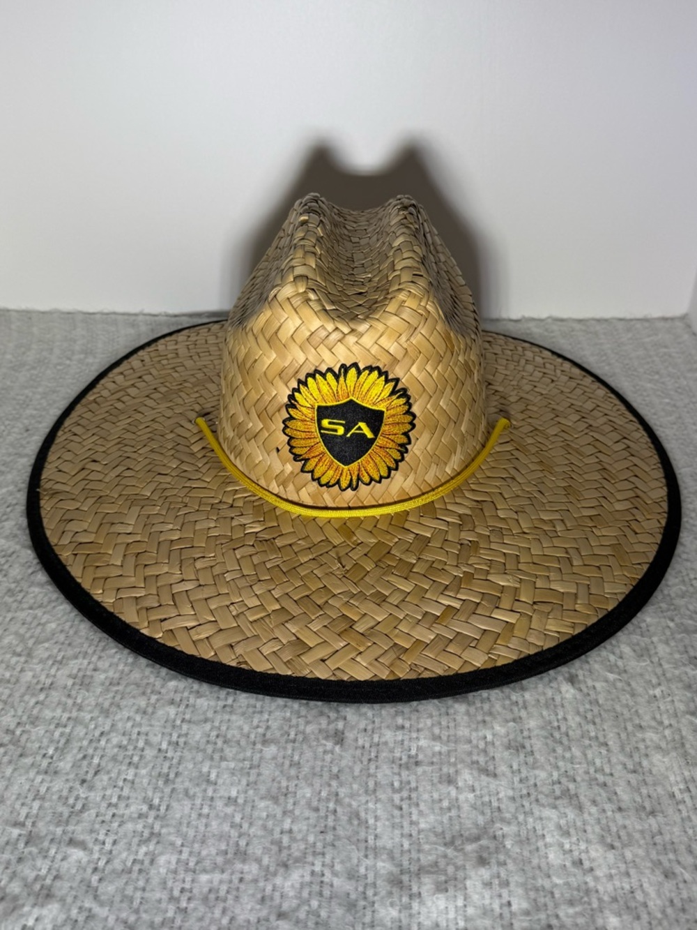 SA Company Straw Sun Hat 🌻 ~ Wide Brim Beach / Fishing Hat